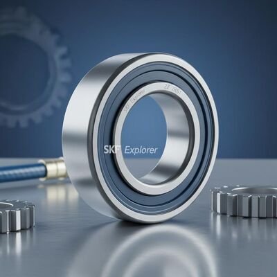SKF Ball Bearing with Pressed Steel Cage and ZZ 2RS1 Seal for Industrial Machinery Applications